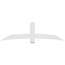 Ekena Millwork Bellingham Architectural Grade PVC Gable Bracket, 84"W x 24 1/2"H x 4"D x 6"F, 7/12 Pitch GBP084X25X0406BEL00 - alternate 2